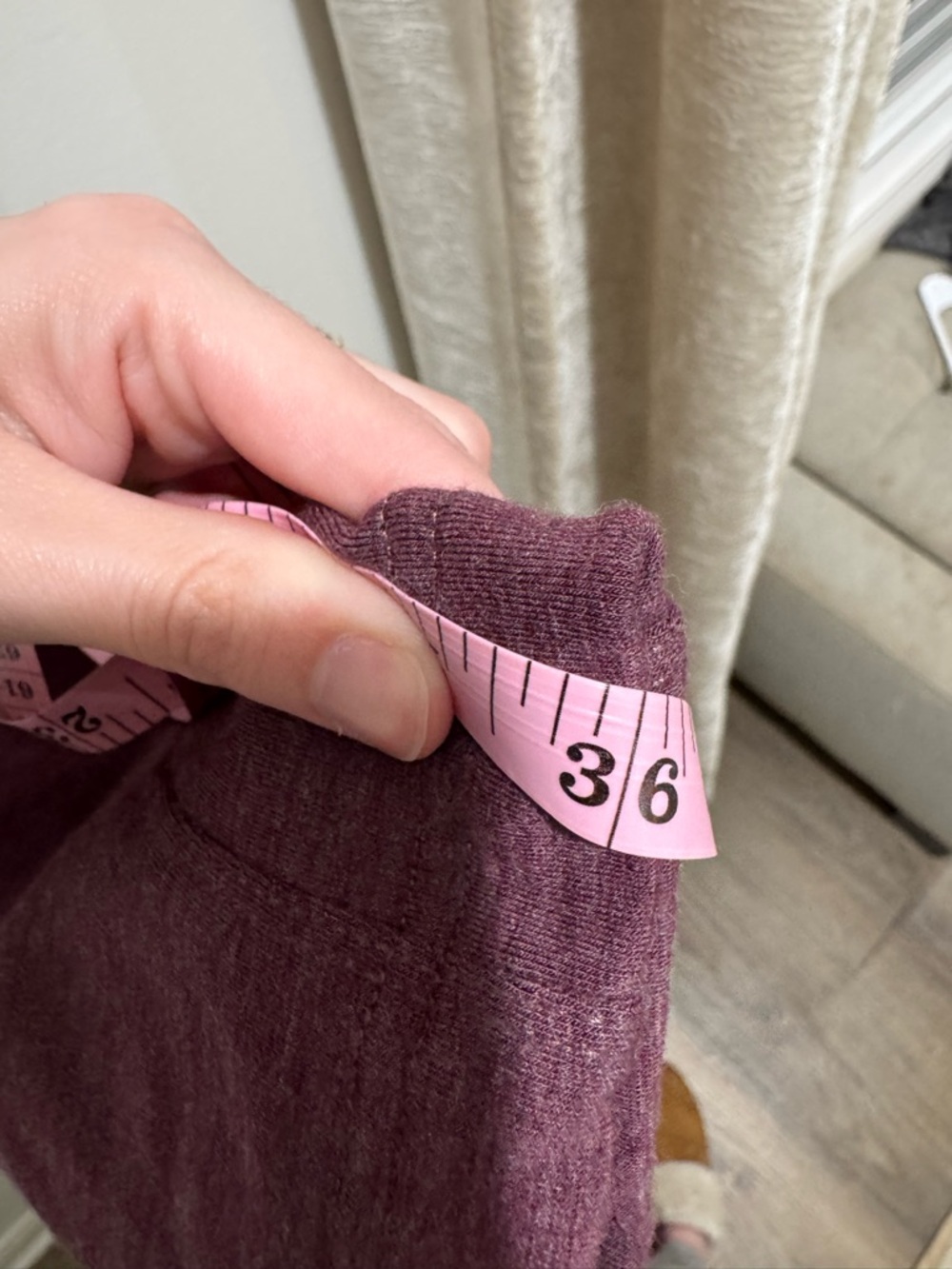 Woolx Frost Merino Wool Leggings Burgundy Pocket Thermal Pants Small - Picture 8 of 9